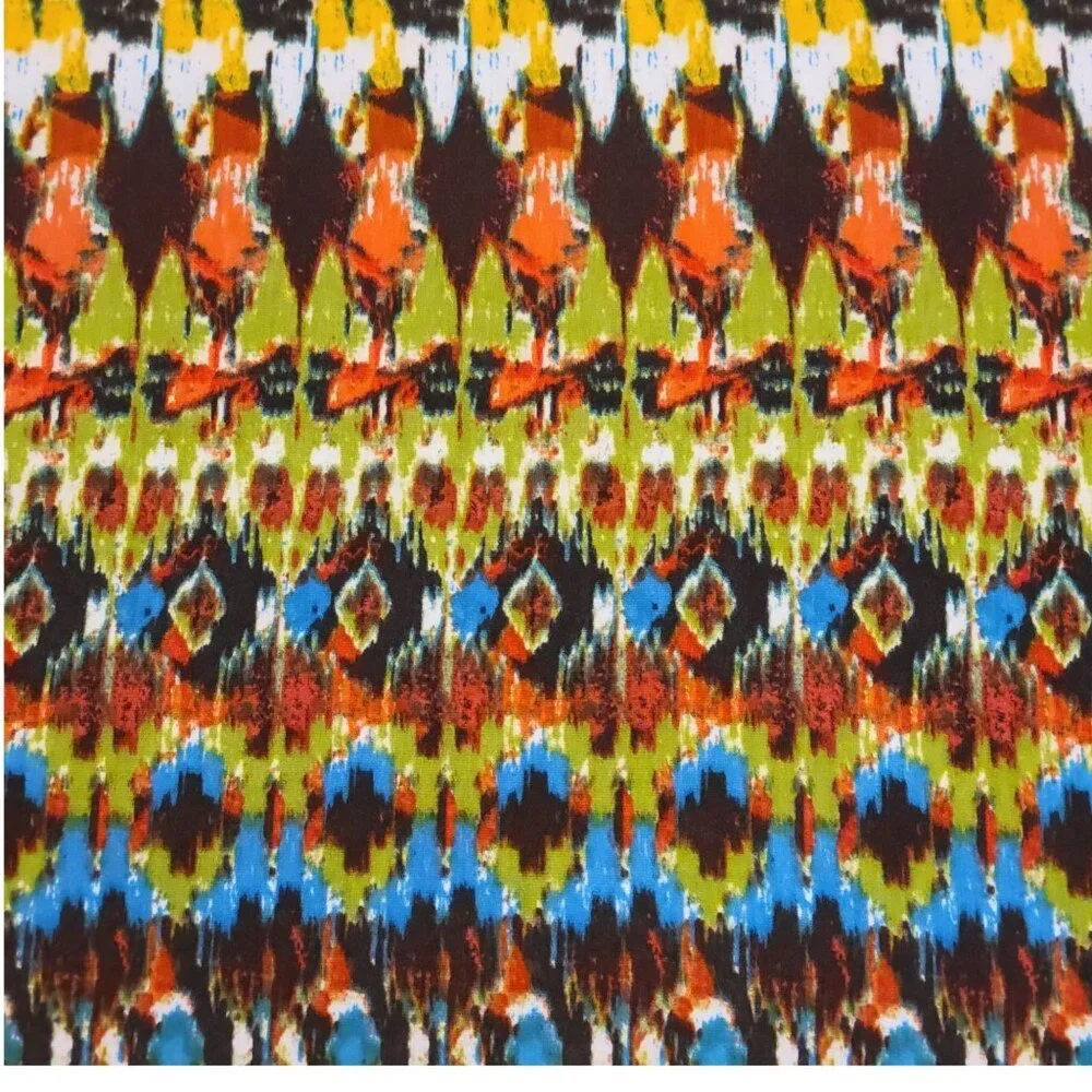 Ariat XXL Womens Multicolor Geometric Knit Maxi Skirt Southwest Boho Cowgirl 95% - Picture 7 of 7